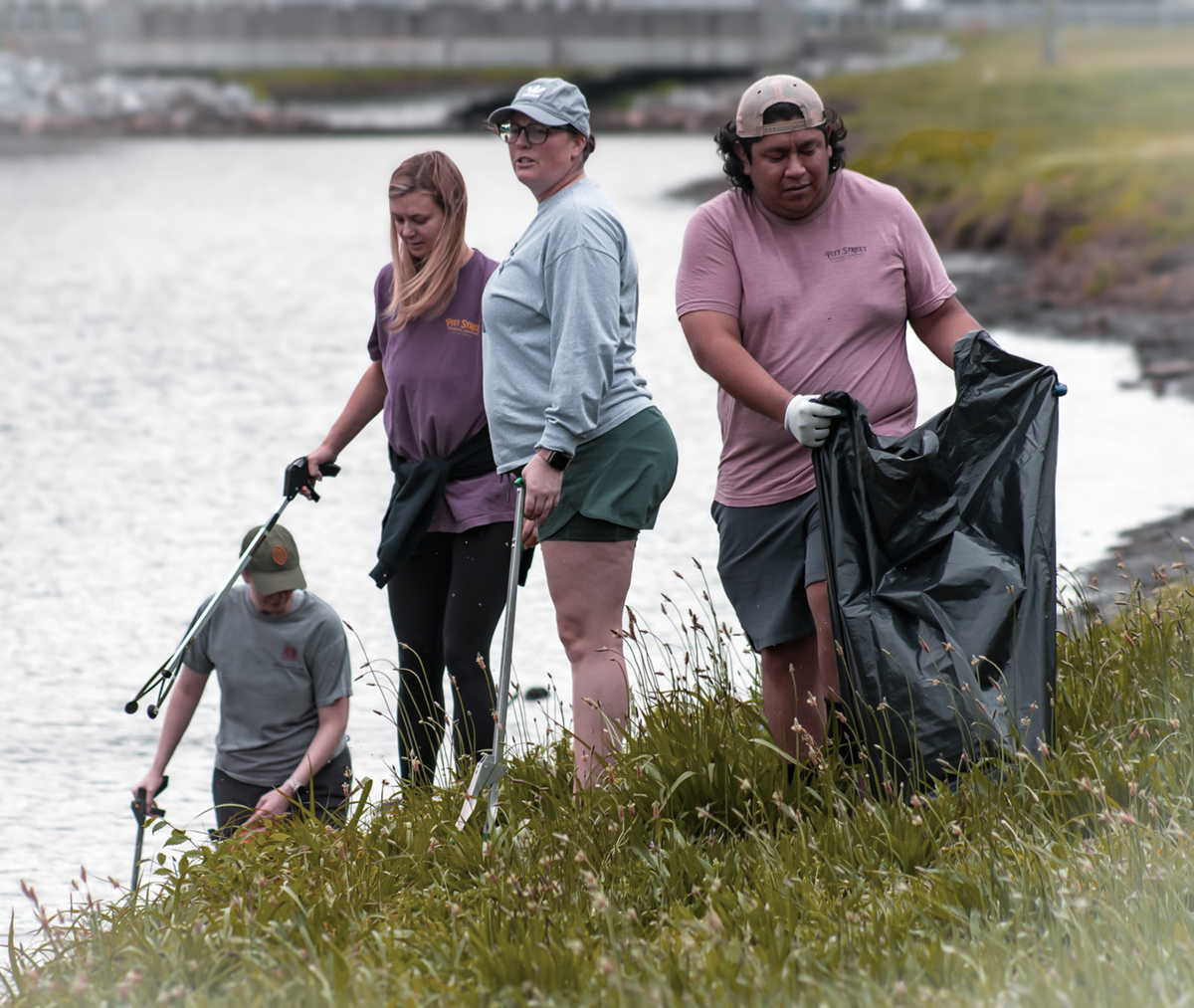 Heather And Rachel Paint Clean Up Small cleanup, with a big impact - Sound Rivers